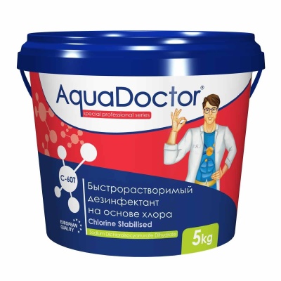 AquaDoctor С-60 хлор-шок 5кг.