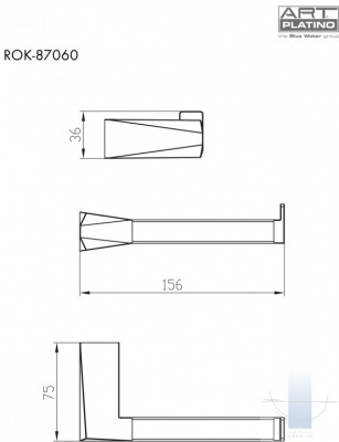 ROK-87060 Держатель для туалетной бумаги
