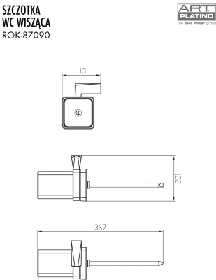 ROK-87090 Щётка для унитаза