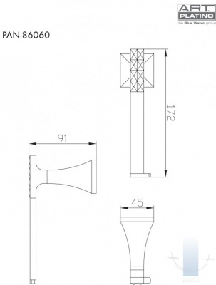 PAN-86060 Держатель для туалетной бумаги